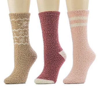 Women's Cuddl Duds® 3-Pack Cozy Chunky Crew Socks