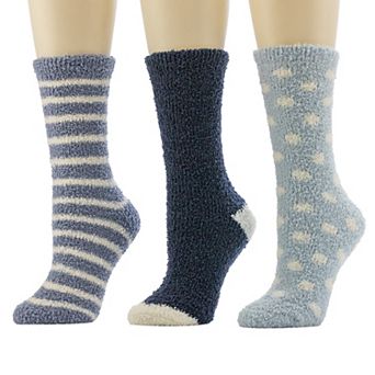Women's Cuddl Duds® 3-Pack Cozy Chunky Crew Socks