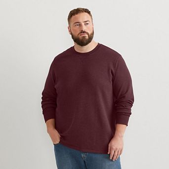 Big & Tall Eddie Bauer Thermal Crewneck Long Sleeve Tee