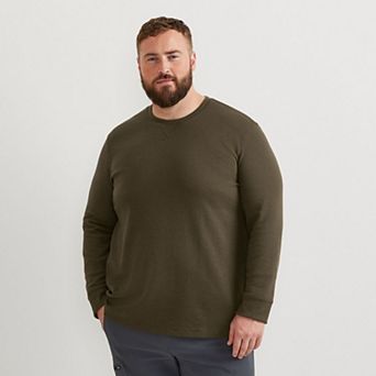 Big & Tall Eddie Bauer Thermal Crewneck Long Sleeve Tee
