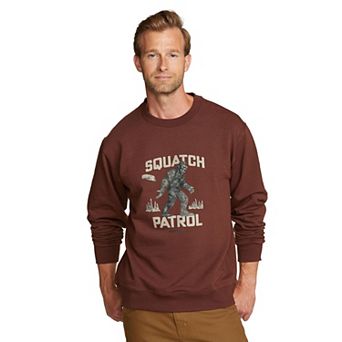 Big & Tall Eddie Bauer "Squatch Patrol" Graphic Sweatshirt
