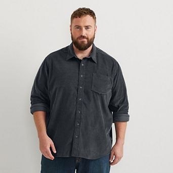 Big & Tall Eddie Bauer Long Sleeve Corduroy Shirt