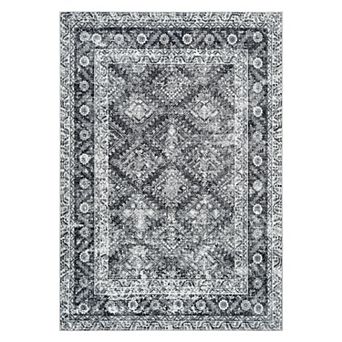 Washable Rugs for Living Room,Vintage Boho for Office,Dining Room,Kids Room and Farmhouse Area Rug
