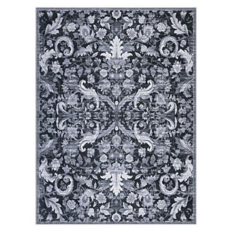 Traditional Persian Area Rug - Washable,Low-Pile,Non-Slip,Indoor,Stain-Resistant Carpet Mat
