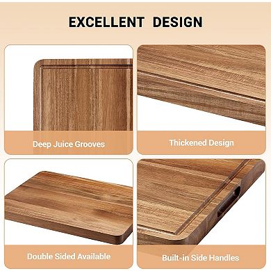 Wood Cutting Board for Kitchen