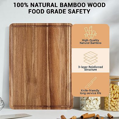 Wood Cutting Board for Kitchen