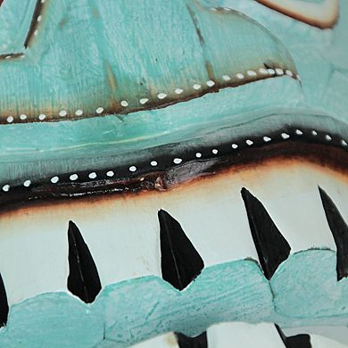 Parrot & Palm Tree Tiki Mask - Set of 2 - 20" High