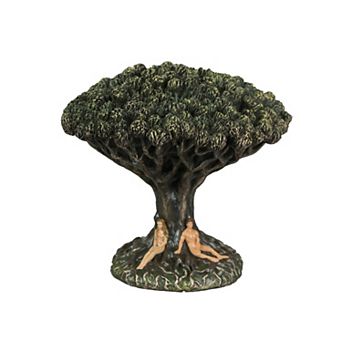 Hand Painted Tree of Life Origin of Man Statue 6.25 in High