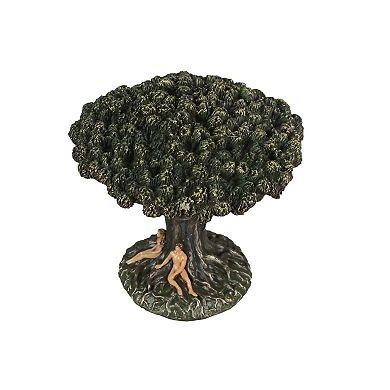 Hand Painted Tree of Life Origin of Man Statue 6.25 Inches High