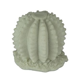 White Sandstone Finish Ball Cactus Statue Small