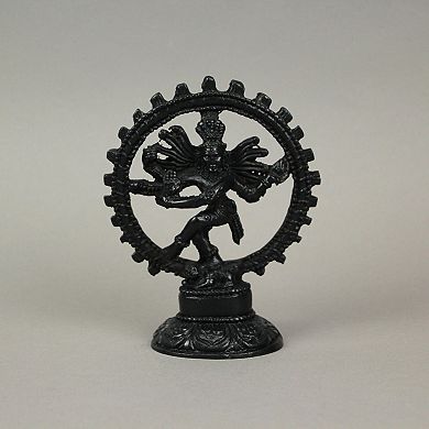 Hindu God Nataraja Dancing Shiva Ebony Finished Statue Natraj
