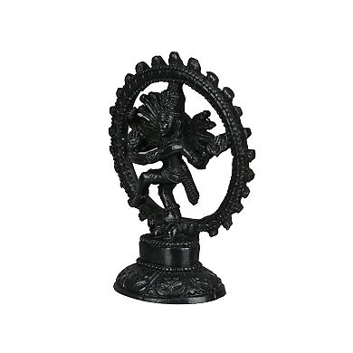 Hindu God Nataraja Dancing Shiva Ebony Finished Statue Natraj