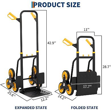 Stair Climbing Cart, Yellow