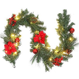 6 FT Pre-Lit Christmas Garland