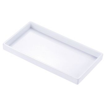 9"x5" Fast Food Tray, Plastic Reusable Multi-Purpose Rectangle Serving Tray Smooth Surface