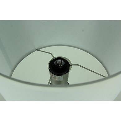 Modern Black Tapered Table Lamp With Power Outlets Set of 2