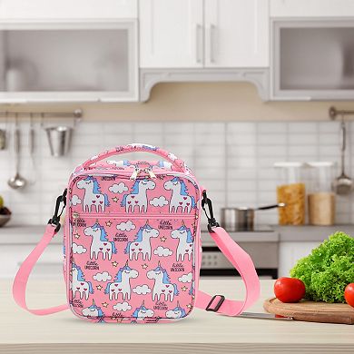 Portable Lunch Bag with Shoulder Strap 8.66"x3.41"x10.24" 1 Pc