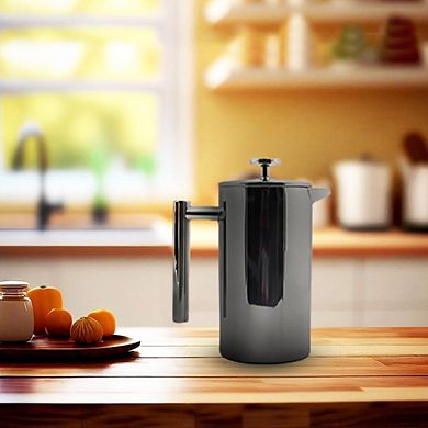 32oz Double-Wall 304 Stainless Steel French Press Rust-Free, Durable & Granule Free Brewer