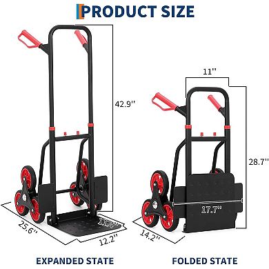 Stair Climbing Cart, Red