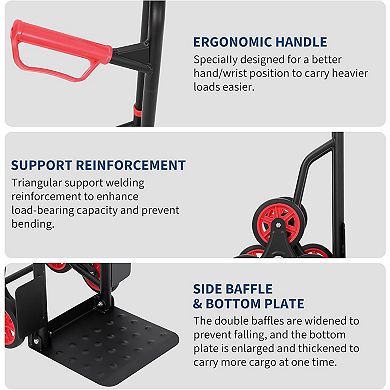 Stair Climbing Cart, Red