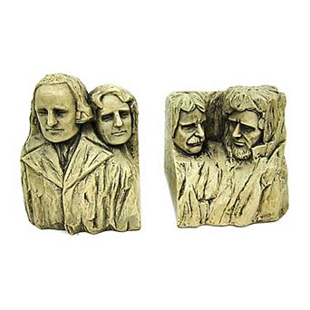 Historical Wonders Mount Rushmore Bookends