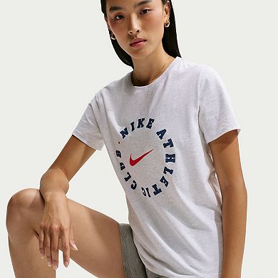 Women's Nike Club Circle Graphic Tee