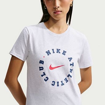 Women's Nike Club Circle Graphic Tee