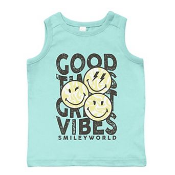 SmileyWorld Good Times Great Vibes - Toddler Graphic Tank