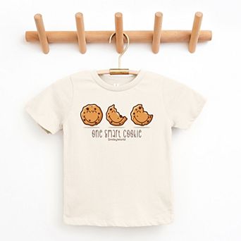 SmileyWorld One Smart Cookie - Youth Short Sleeve Graphic T-Shirt