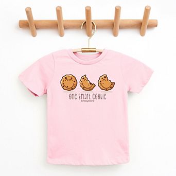 SmileyWorld One Smart Cookie - Youth Short Sleeve Graphic T-Shirt