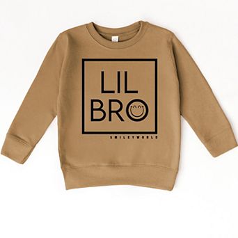 SmileyWorld Lil Bro Square - Toddler Graphic Sweatshirt