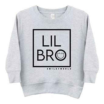 SmileyWorld Lil Bro Square - Toddler Graphic Sweatshirt