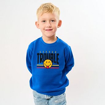 SmileyWorld Little Trouble - Toddler Graphic Sweatshirt