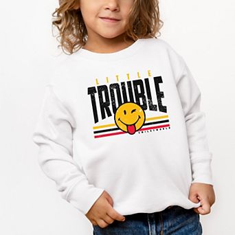 SmileyWorld Little Trouble - Toddler Graphic Sweatshirt