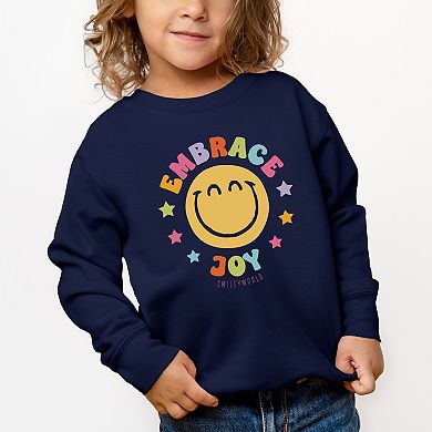SmileyWorld Embrace Joy - Toddler Graphic Sweatshirt