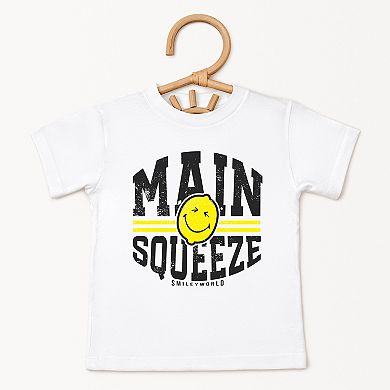 SmileyWorld Main Squeeze Lemon - Toddler Short Sleeve Graphic T-Shirt