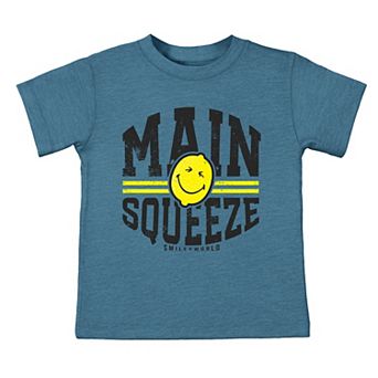 SmileyWorld Main Squeeze Lemon - Toddler Short Sleeve Graphic T-Shirt