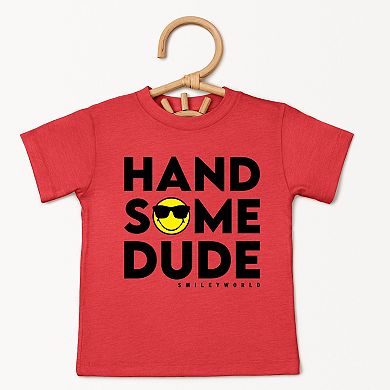 SmileyWorld Handsome Dude Sunglasses - Toddler Short Sleeve Graphic T-Shirt