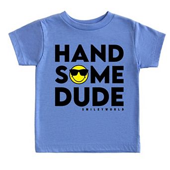 SmileyWorld Handsome Dude Sunglasses - Toddler Short Sleeve Graphic T-Shirt