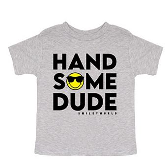 SmileyWorld Handsome Dude Sunglasses - Toddler Short Sleeve Graphic T-Shirt