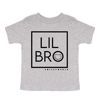 SmileyWorld Lil Bro Square - Toddler Short Sleeve Graphic T-Shirt