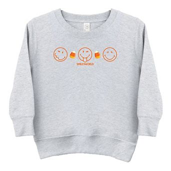 SmileyWorld Candy Corn Outlines - Toddler Graphic Sweatshirt