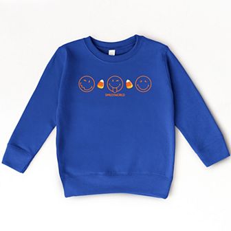 SmileyWorld Candy Corn Outlines - Toddler Graphic Sweatshirt