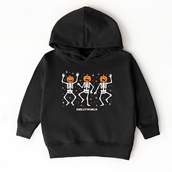 SmileyWorld Dancing Skeleton Pumpkins - Toddler Hoodie