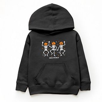 SmileyWorld Dancing Skeleton Pumpkins - Youth Graphic Hoodie
