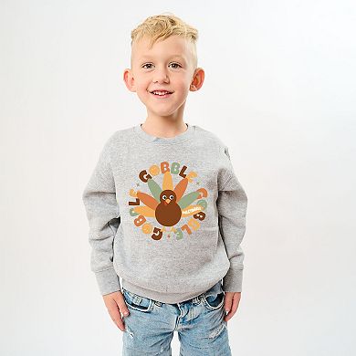 SmileyWorld Gobble Gobble Circle - Youth Graphic Sweatshirt