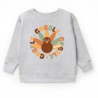 SmileyWorld Gobble Gobble Circle - Youth Graphic Sweatshirt