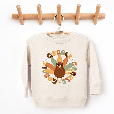 SmileyWorld Gobble Gobble Circle - Toddler Graphic Sweatshirt