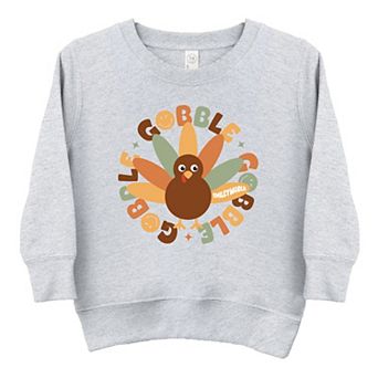 SmileyWorld Gobble Gobble Circle - Toddler Graphic Sweatshirt
