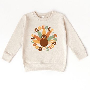 SmileyWorld Gobble Gobble Circle - Toddler Graphic Sweatshirt